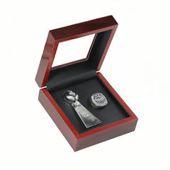 2025 Seattle Seahawks Championship Ring & Trophy Set - New Release Limited Edition - Display View
