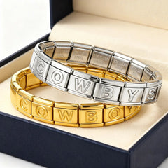 Dallas Cowboys Italian Charm Bracelet – DIY Custom Gift for Fans