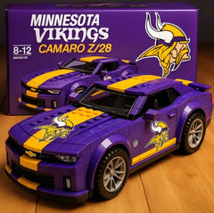 Football Team Camaro Z/28 Building Block-Creative Display Gifts for Fans