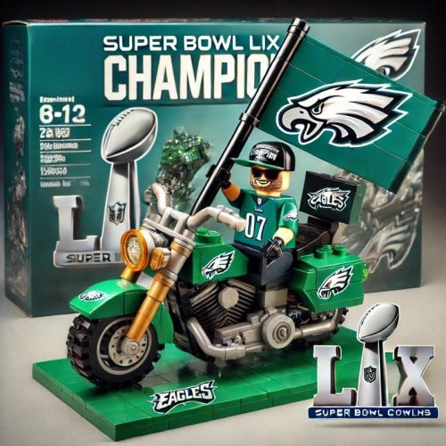 Philadelphia Eagles Building Blocks  – Perfect Christmas, New Year & Holiday Present