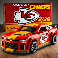Football Team Camaro Z/28 Building Block-Creative Display Gifts for Fans