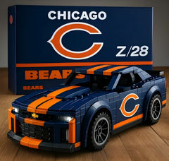 Football Team Camaro Z/28 Building Block-Creative Display Gifts for Fans