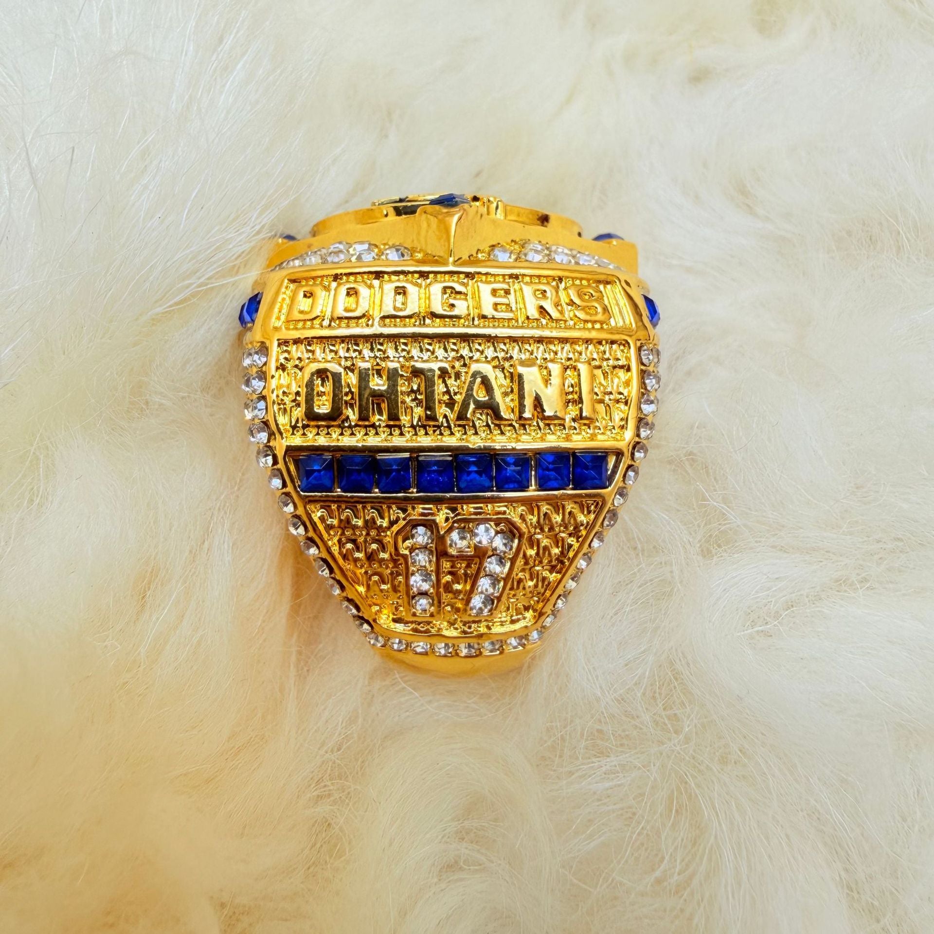 New 2025 Los Angeles Dodgers World Championship Ring - LA Baseball Fan Collectible Gift - Inner Band View