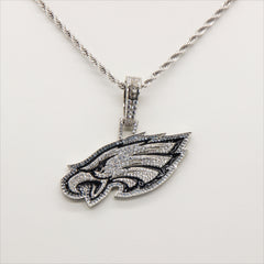Philadelphia Eagles Zircon Pendant Necklace – Perfect Fan Gift for Game Day & Holidays
