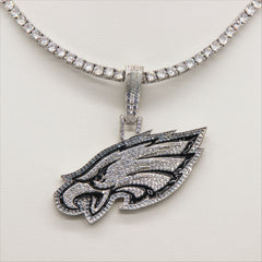 Philadelphia Eagles Zircon Pendant Necklace – Perfect Fan Gift for Game Day & Holidays