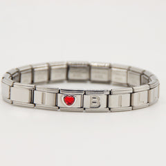 Buffalo Bills Italian Charm Bracelet – Perfect Fan Gift for Birthday, Christmas, Valentine’s Day & Game Day