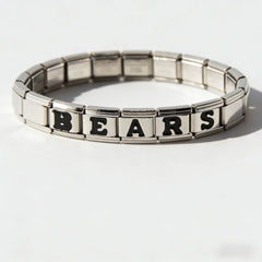 Chicago Bears Italian Charm Bracelet – Perfect Valentine’s Day, Holiday & Any Occasion Gift for Fans