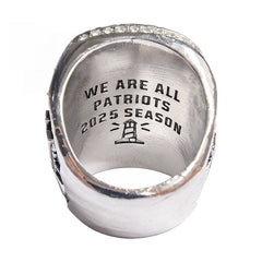 2025 New England Patriots Championship Ring - Limited Collector Edition - Display View