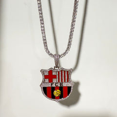 Customized Gifts Barcelona F.C. Pendant Necklace Chain for Football Fans