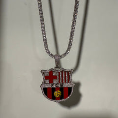Customized Gifts Barcelona F.C. Pendant Necklace Chain for Football Fans