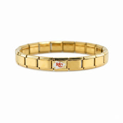 Football Team Logo Italian Charm Bracelet – Custom Gifts for Fans