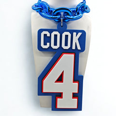Player 3D Logo EVA Foam Necklace 30 inches - The Perfect Game Day Gift for Fans - Image 16