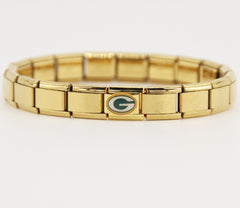 Football Team Logo Italian Charm Bracelet – Custom Gifts for Fans