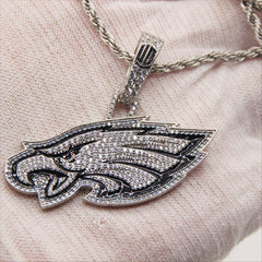 Philadelphia Eagles Zircon Pendant Necklace – Perfect Fan Gift for Game Day & Holidays