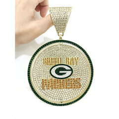 Rotating Sports Team Logo Pendant Necklace –  Perfect Gifts for True Fans