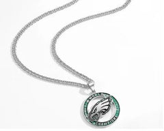 2025 Philadelphia Eagles Super Bowl Champions Pendant Necklace-24 Inches