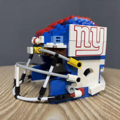 3D Football Team Logo Helmet Construction Building Blocks –  Perfect Christmas & Holiday Gift