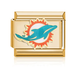 Football Team Logo Italian Charm Bracelet – Custom Gifts for Fans