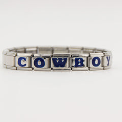 Dallas Cowboys Italian Charm Bracelet – DIY Custom Gift for Fans