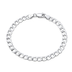 3mm 925 Sterling Silver Cuban Link Chain Bracelet– Non-Tarnish Jewelry for Everyday Wear&Gift