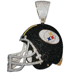 Custom Football Team Logo Helmet Pendant Necklace-Personalized Gifts for Fans
