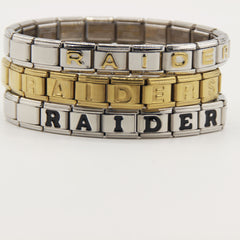 Las Vegas Raiders Italian Charm Bracelet – Fan Gift for  Birthday,Holiday & Valentine’s Day Gift