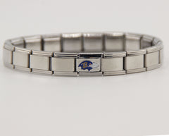 Football Team Logo Italian Charm Bracelet – Custom Gifts for Fans