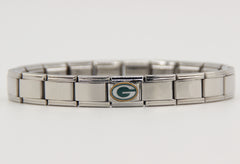 Football Team Logo Italian Charm Bracelet – Custom Gifts for Fans