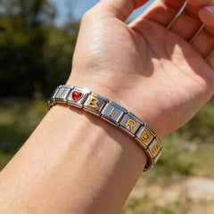 GO BIRDS  Italian Charm Bracelet -Game Day & Special Gift for Eagles Fans