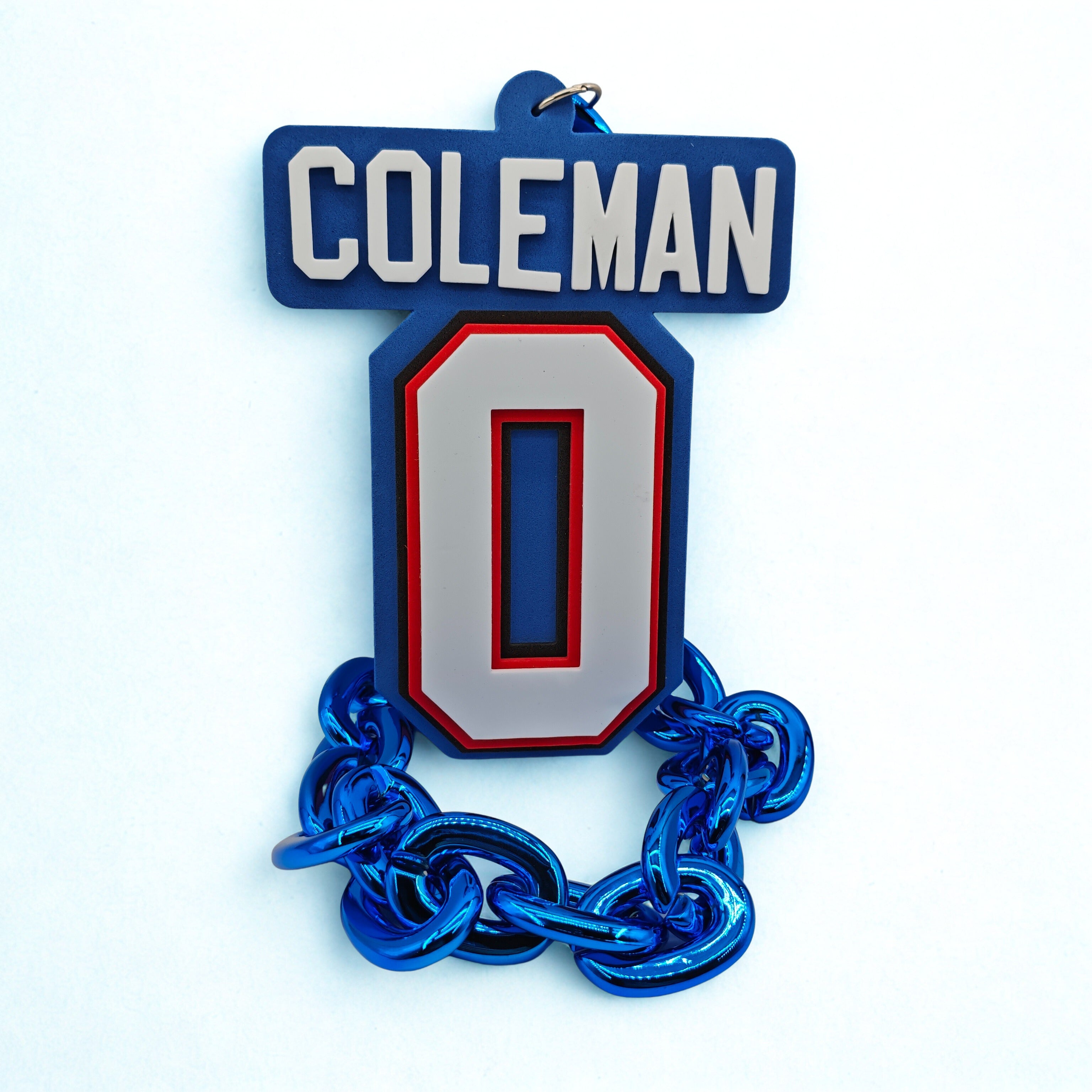 Player 3D Logo EVA Foam Necklace 30 inches - The Perfect Game Day Gift for Fans - Lifestyle View