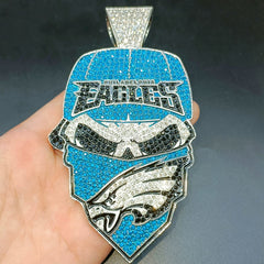 Newest Sports Team Logo Pendant Necklace – Iced Out Hip Hop Jewelry