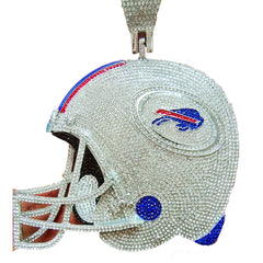 Custom Football Team Logo Helmet Pendant Necklace-Personalized Gifts for Fans