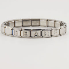 Chicago Bears Italian Charm Bracelet – Perfect Valentine’s Day, Holiday & Any Occasion Gift for Fans