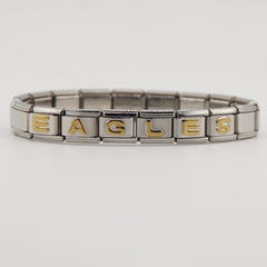 GO BIRDS  Italian Charm Bracelet -Game Day & Special Gift for Eagles Fans
