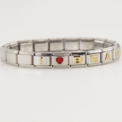 Chicago Bears Italian Charm Bracelet – Perfect Valentine’s Day, Holiday & Any Occasion Gift for Fans