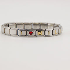 Buffalo Bills Italian Charm Bracelet – Perfect Fan Gift for Birthday, Christmas, Valentine’s Day & Game Day