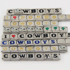 Dallas Cowboys Italian Charm Bracelet – DIY Custom Gift for Fans