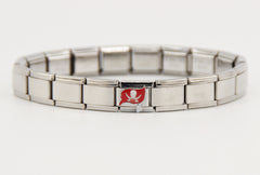 Football Team Logo Italian Charm Bracelet – Custom Gifts for Fans
