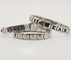 Chicago Bears Italian Charm Bracelet – Perfect Valentine’s Day, Holiday & Any Occasion Gift for Fans