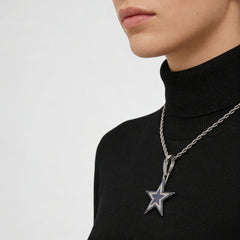 Dallas Cowboys Zircon Star Necklace - Packaging View